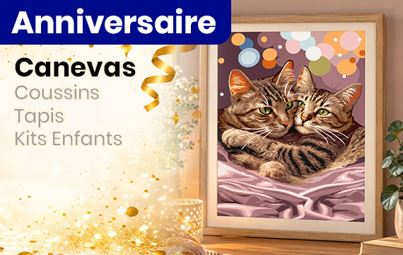 Canevas, coussins...