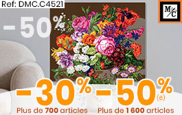 Canevas, coussins, tapis, kits enfants
