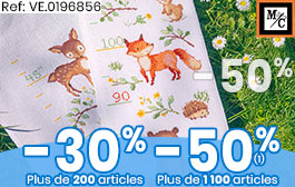 Nappes et supports à broder