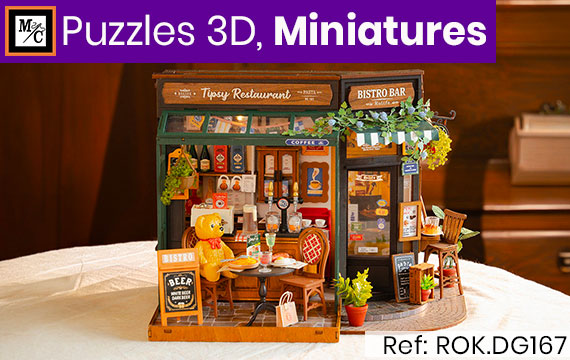 Puzzles 3D et miniatures