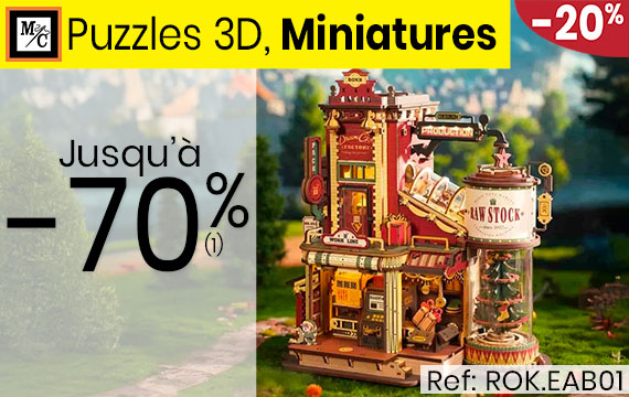 Puzzles 3D et miniatures