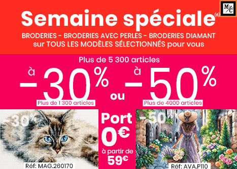 Semaine Spéciale Broderies