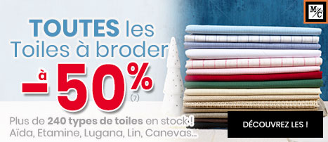 Toiles à broder