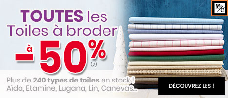 Toiles à broder