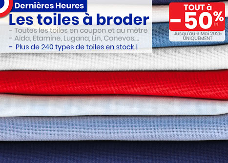 Toiles à broder