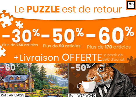 Puzzles et peintures par numéro