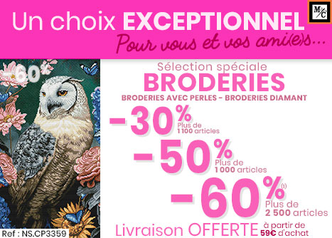 Broderies, perles et Diamant