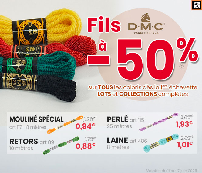 Fils à broder DMC