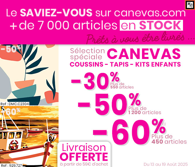Canevas, coussins, tapis