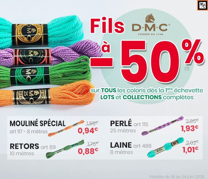 Fils à broder DMC