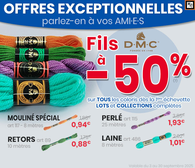 Fils à broder DMC