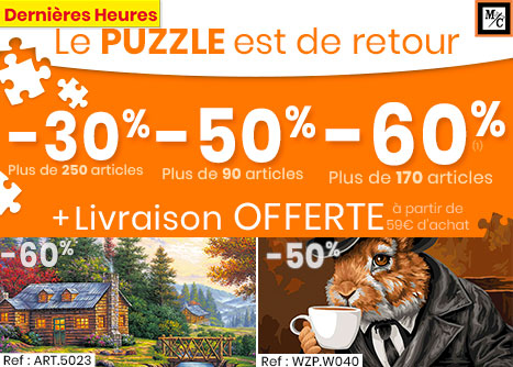 Puzzles et peintures par numéro