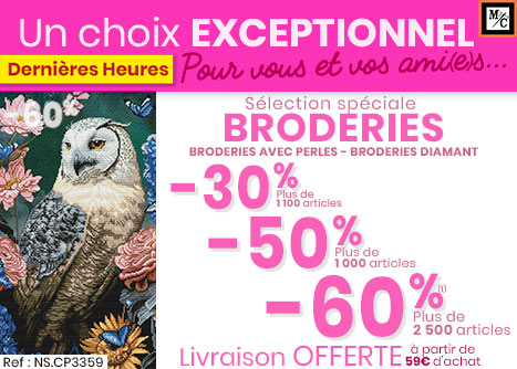 Broderies, perles et Diamant