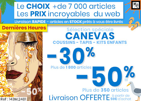 Canevas, coussins...