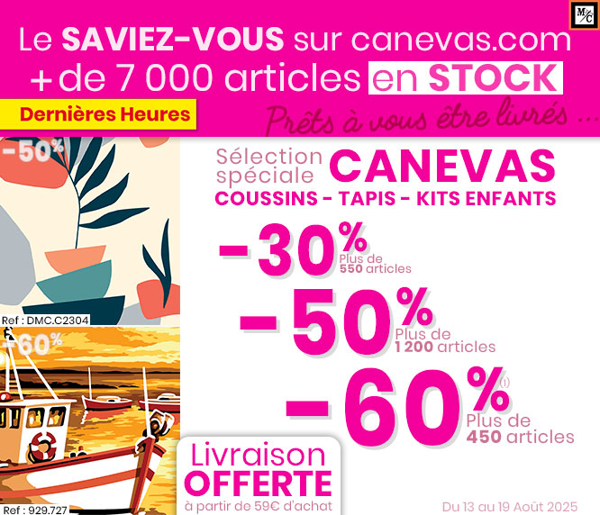 Canevas, coussins, tapis