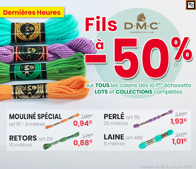 Fils à broder DMC