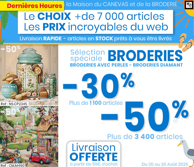 Broderies, broderies avec perles, broderies Diamant