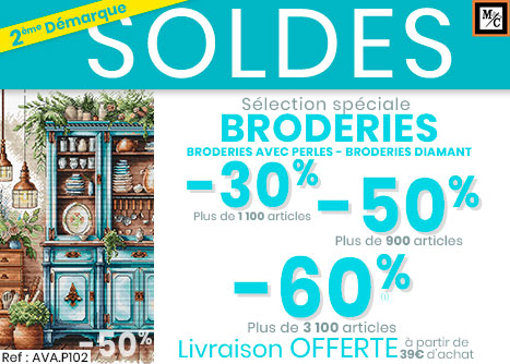 Soldes broderies, broderies Diamant, ...