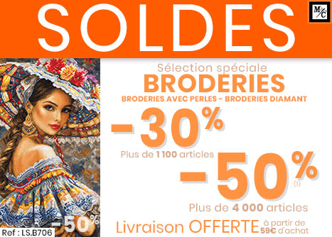 Soldes broderies, broderies Diamant, ...