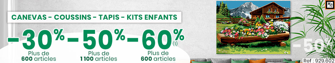 Canevas, coussins, tapis, Kits enfants Canevas, coussins, tapis, Kits enfants