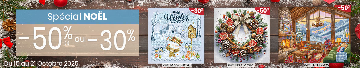 Kit broderie et point de croix Noël, Broderie Diamant, Canevas... Kit broderie et point de croix Noël, Broderie Diamant, Canevas...