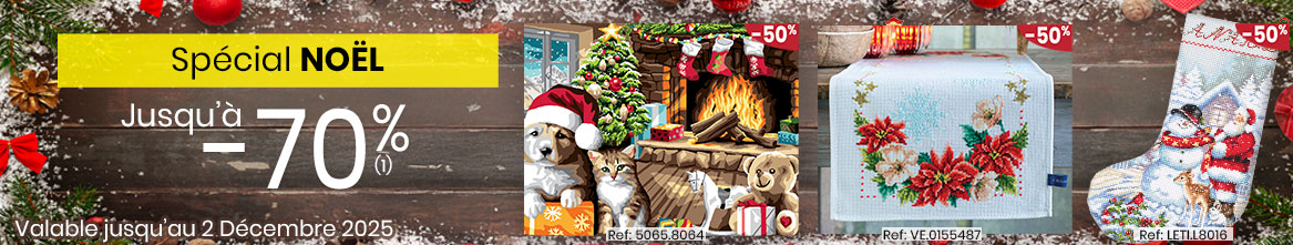 Kit broderie et point de croix Noël, Broderie Diamant, Canevas... Kit broderie et point de croix Noël, Broderie Diamant, Canevas...