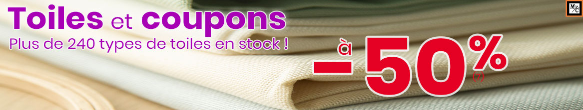 Offre spéciale toiles et coupons Offre spéciale toiles et coupons