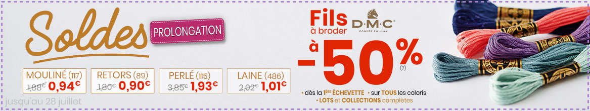 Offre spéciale sur les fils à broder DMC Offre spéciale sur les fils à broder DMC