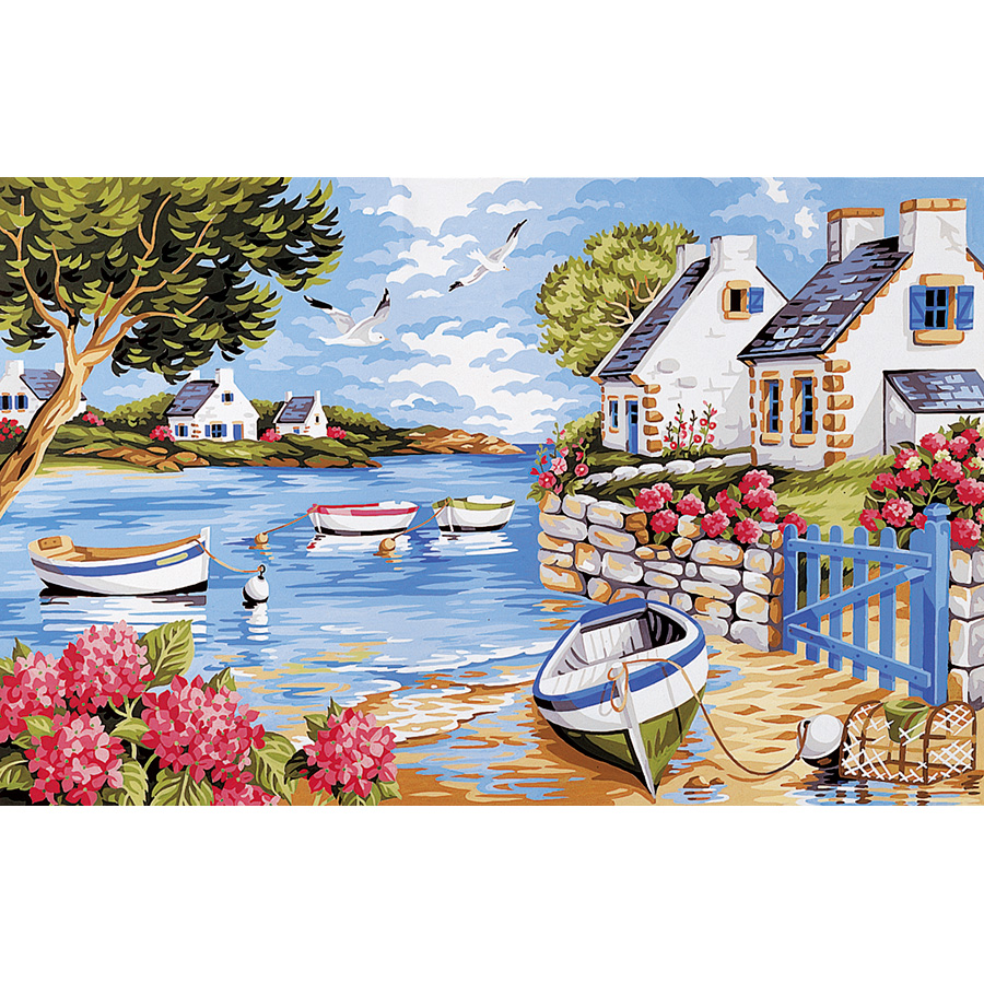 Canevas Pénélope Antique L'angelus 30x40cm Margot - Canevas