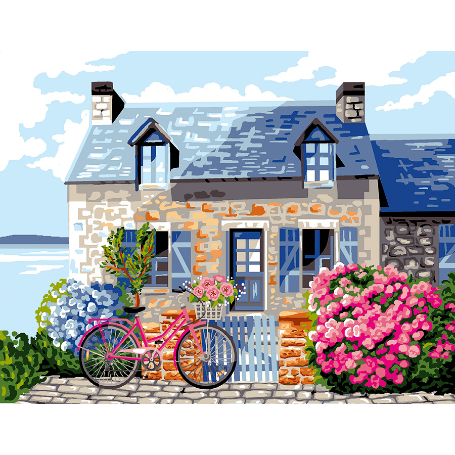 Kit Peinture par numéros paysage du Finistère - 31 couleurs