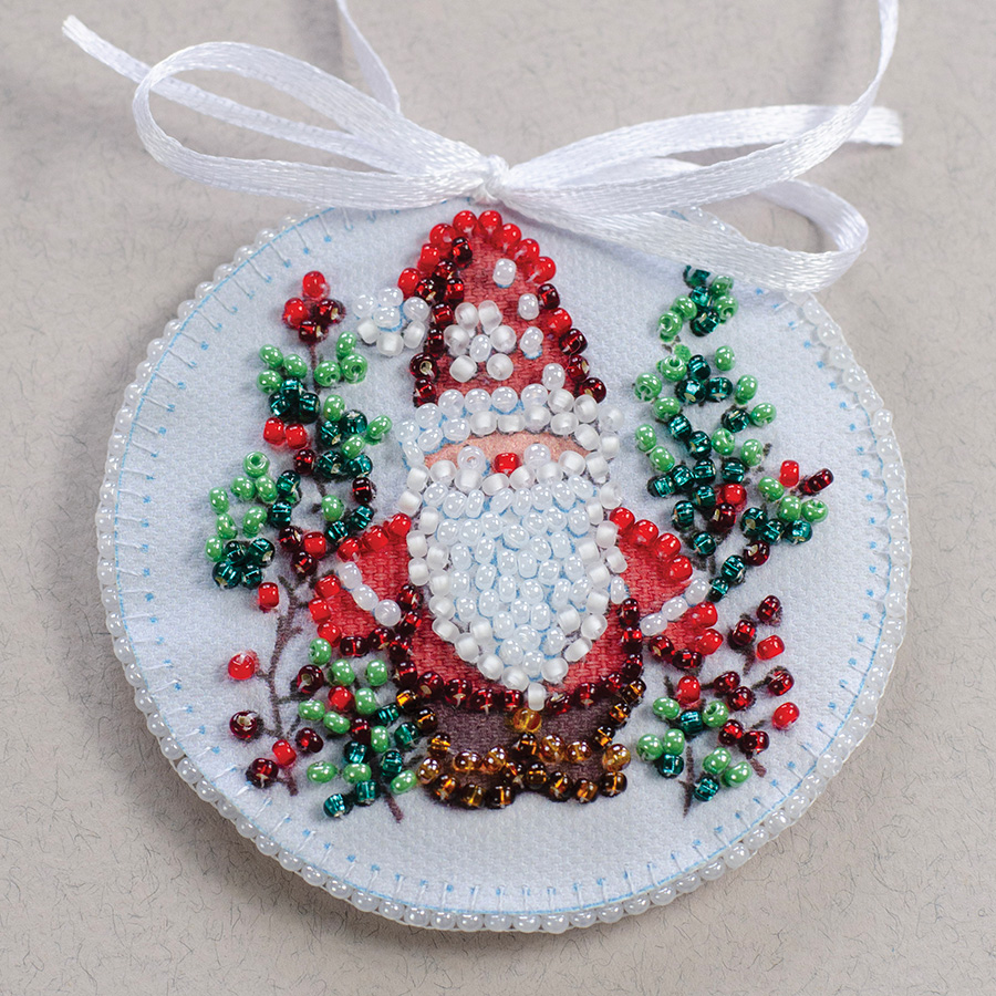 Kit De Broderie Au Ruban Bucilla – Ange De Noël Ornement 83298 – NEUF