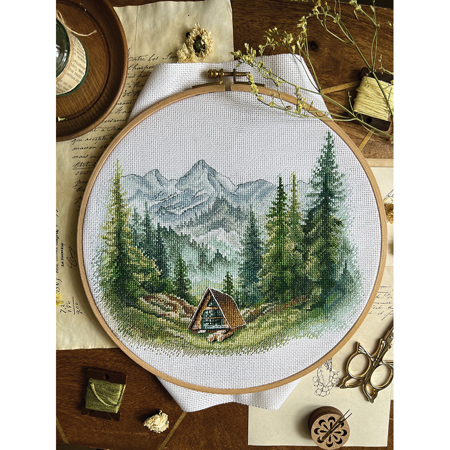 YEESAM Art® Nouveaux Kits De Broderie Au Point De Croix Advanced – Bouton Arbre De Noël – à Broder Needlework DIY Fait à La Main Cadeaux De Noël