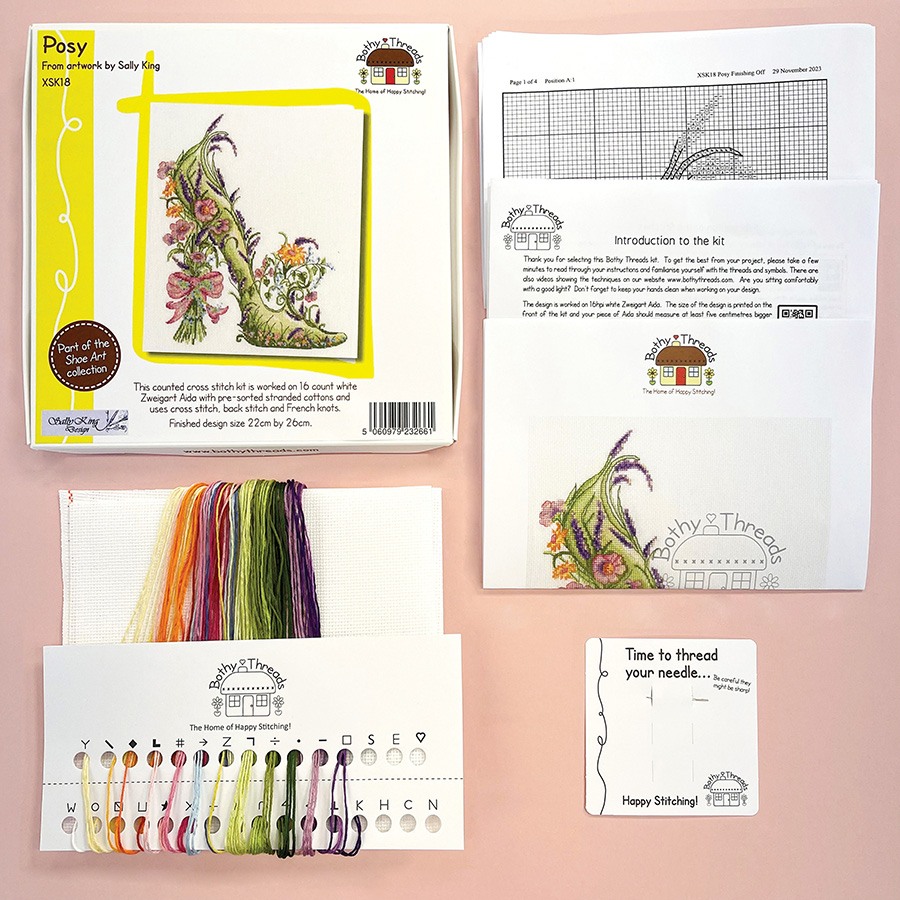 Kit point de croix Bothy Threads Rever, compté, DIY, XSK8