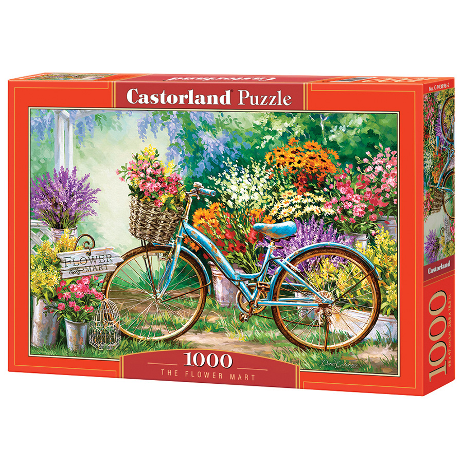 Bluebird Puzzle – Farmers Market 1000 Pièces – Marché De Printemps/Été, Fruits, Fleurs – Fabriqué En France – Détente Et Déco