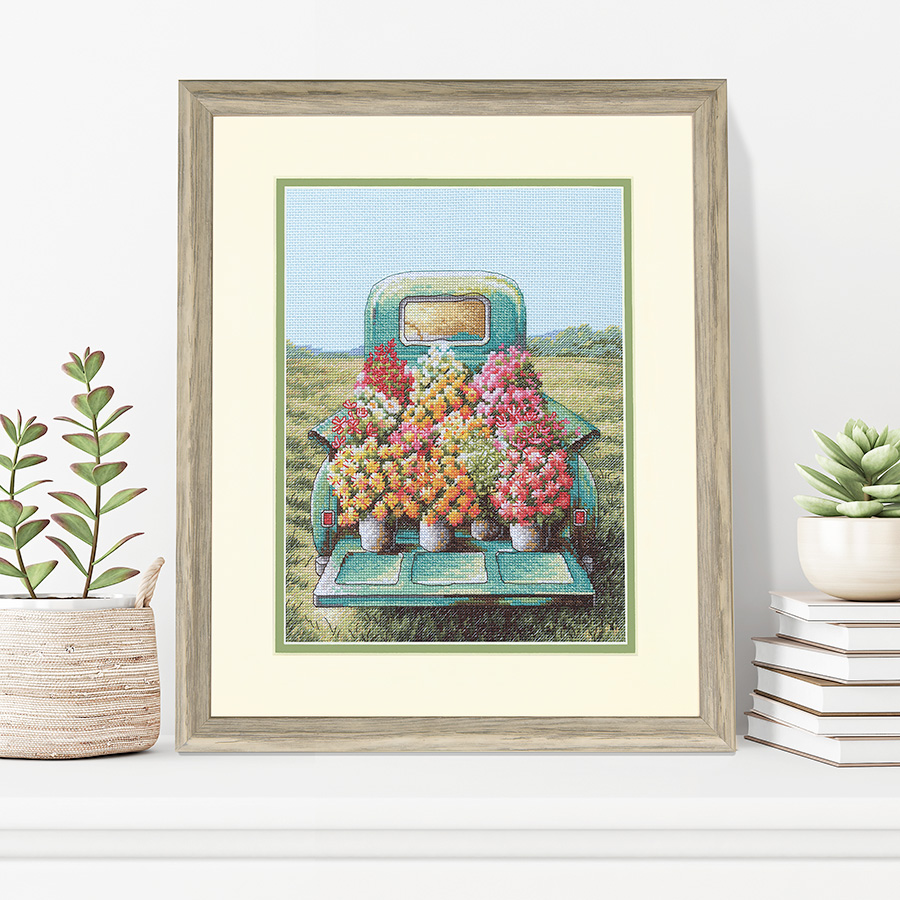 Kit De Broderie Avec Perles - Fleurs De Pommier - Nova Sloboda