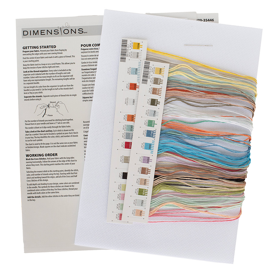 FREEBLOSS Lot de 6 marque-pages au point de croix 11 CT
