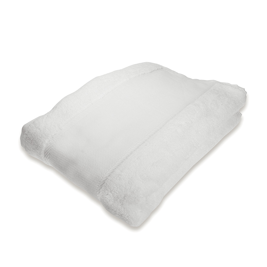 Drap de bain brodé fleur Florescence