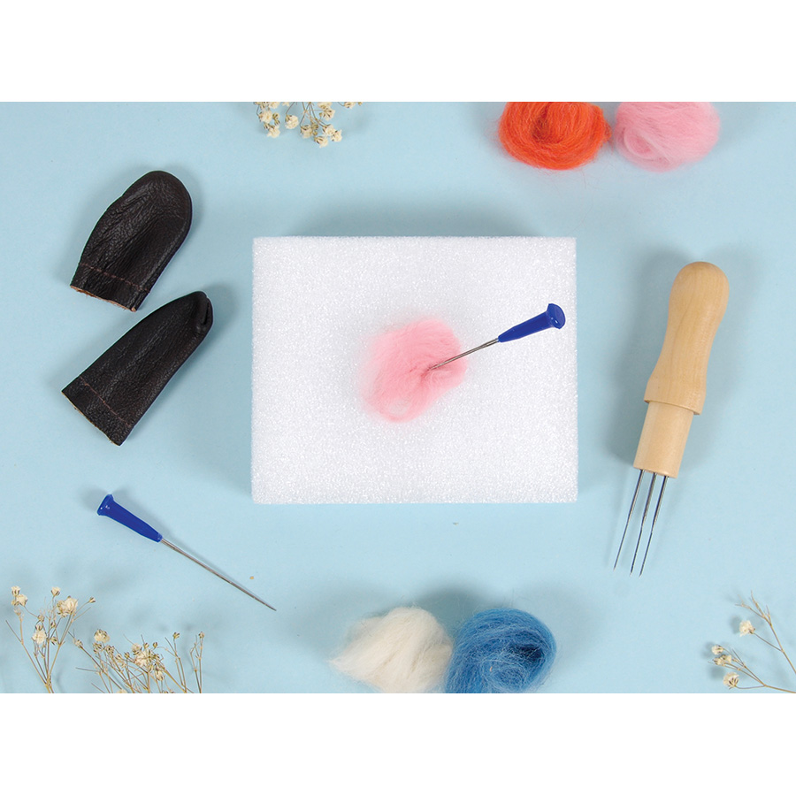 Kit De Feutrage à L'aiguille Reovin - 23 Couleurs De Laine, 250g, Pour Débutants Et Pros !