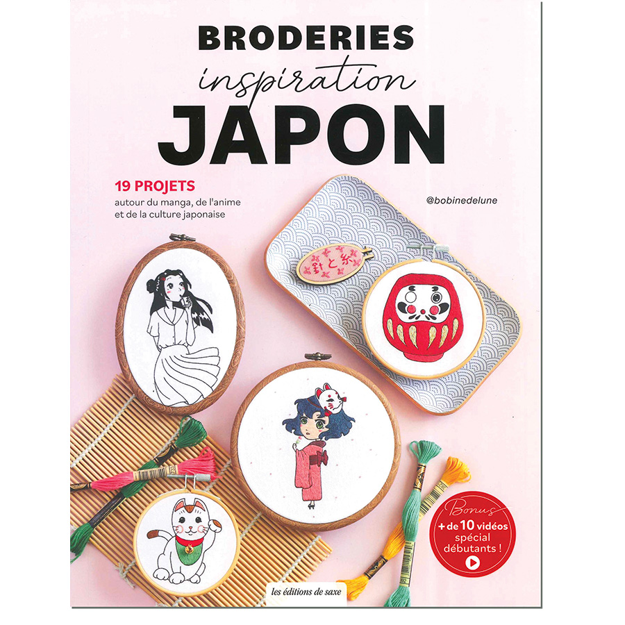 Livre - Broderies inspiration Japon - Les éditions de saxe