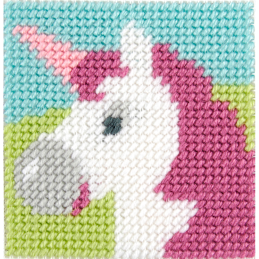 Acheter Kit canevas pour enfant - la fée licorne - 20 x 20 cm En ligne