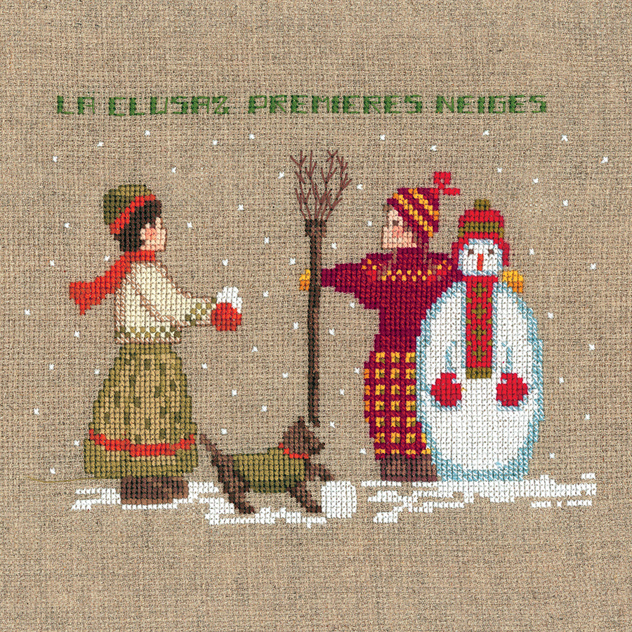 Le Bonheur Des Dames Point De Croix Kit point de croix - Bonhomme de neige - Le Bonheur des Dames