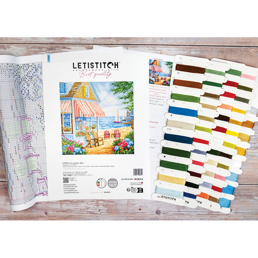 Kit LETISTITCH à Broder Les Autos à Noel - Lot De 5 LETI965