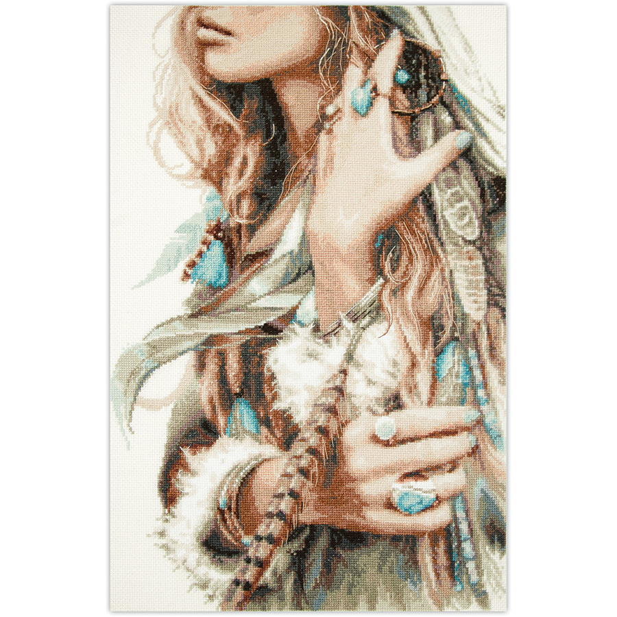 YEESAM ART® Dunhuang Kit De Broderie Au Point De Croix