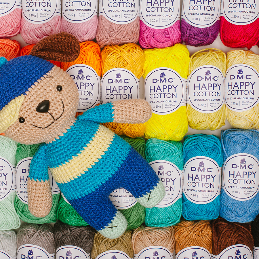 Fil Coton Crochet Happy Cotton DMC - Amigurumi - Pelote 20gr