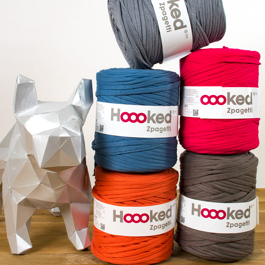 Hoooked Zpagetti DMC - Hoooked - 100% Recyclé | Fil à Crocheter - Fil à Tricoter Fil Doré