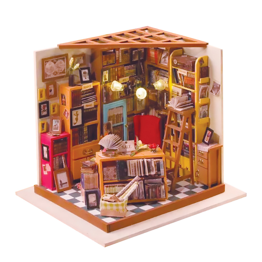 Tutoriel- Faire une bibliothèque miniature (Miniature bookcase