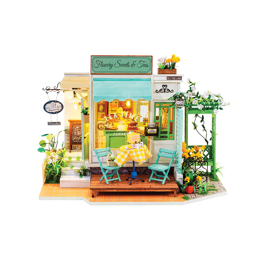 Maison miniature - Bonbons et thés fleuris - Rolife