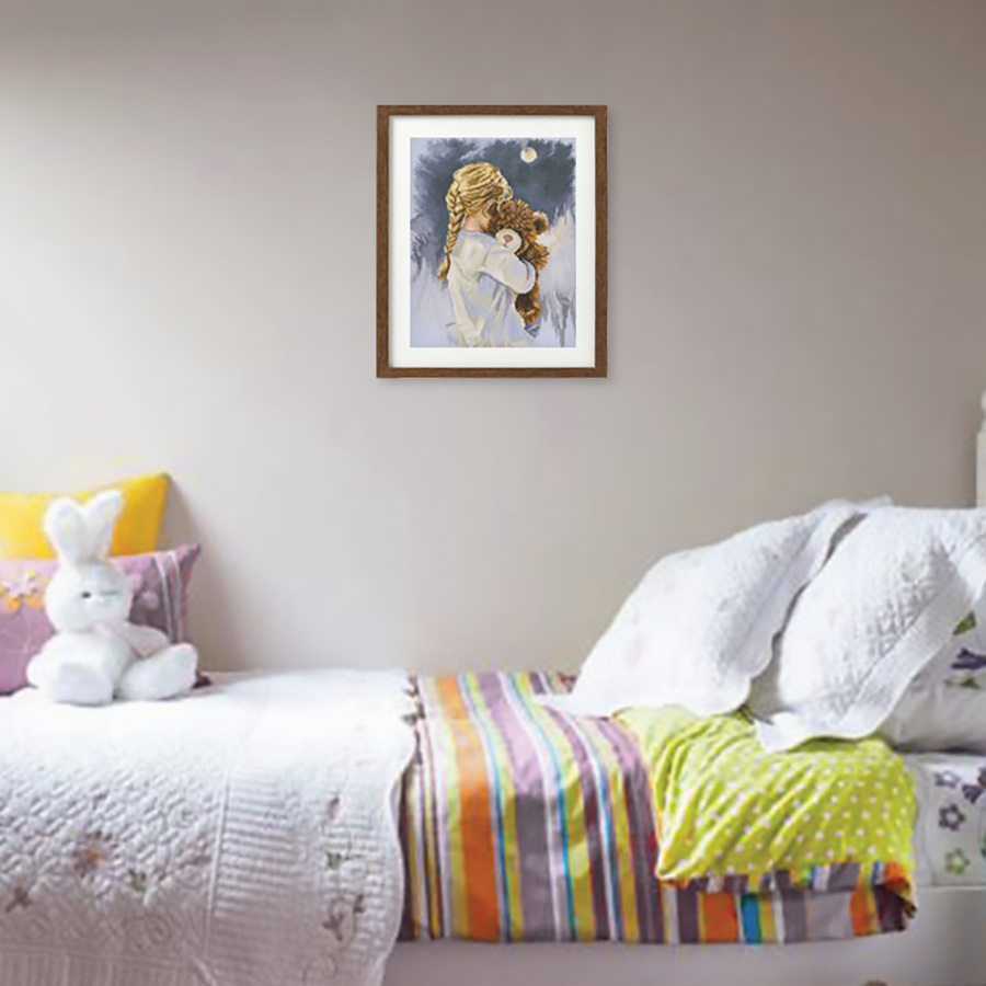 RTO Counted Cross Stitch Kit "Feline Grace" M553, 25,5x21,5 Cm, DIY