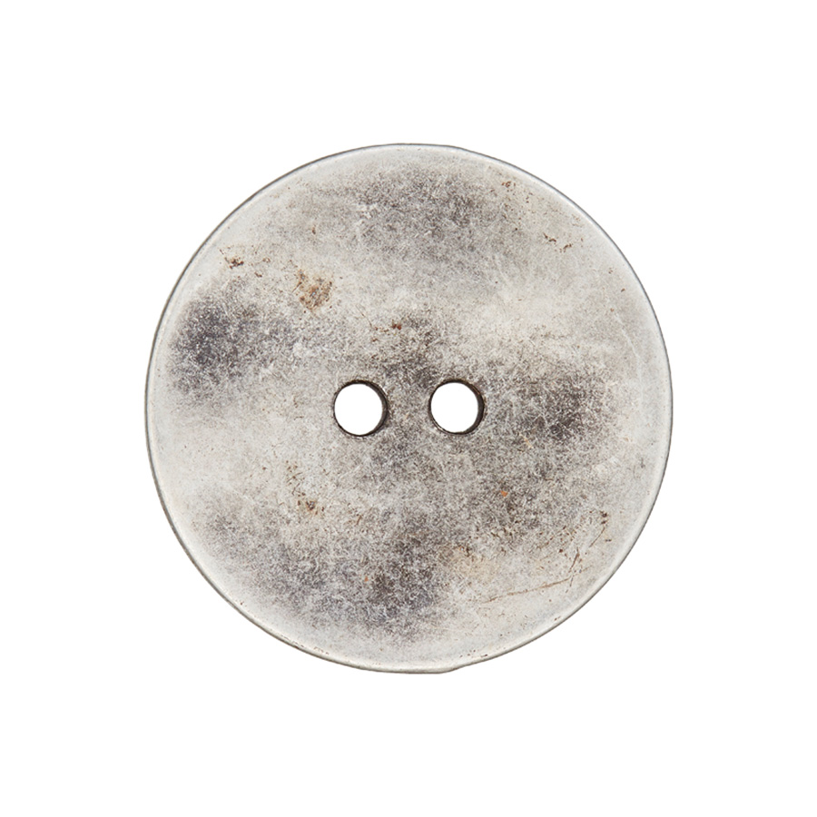 Lot De 5 Boutons Vintage En Métal Argenté Travaillé – 1,5 Cm De Pied, Ref 5960