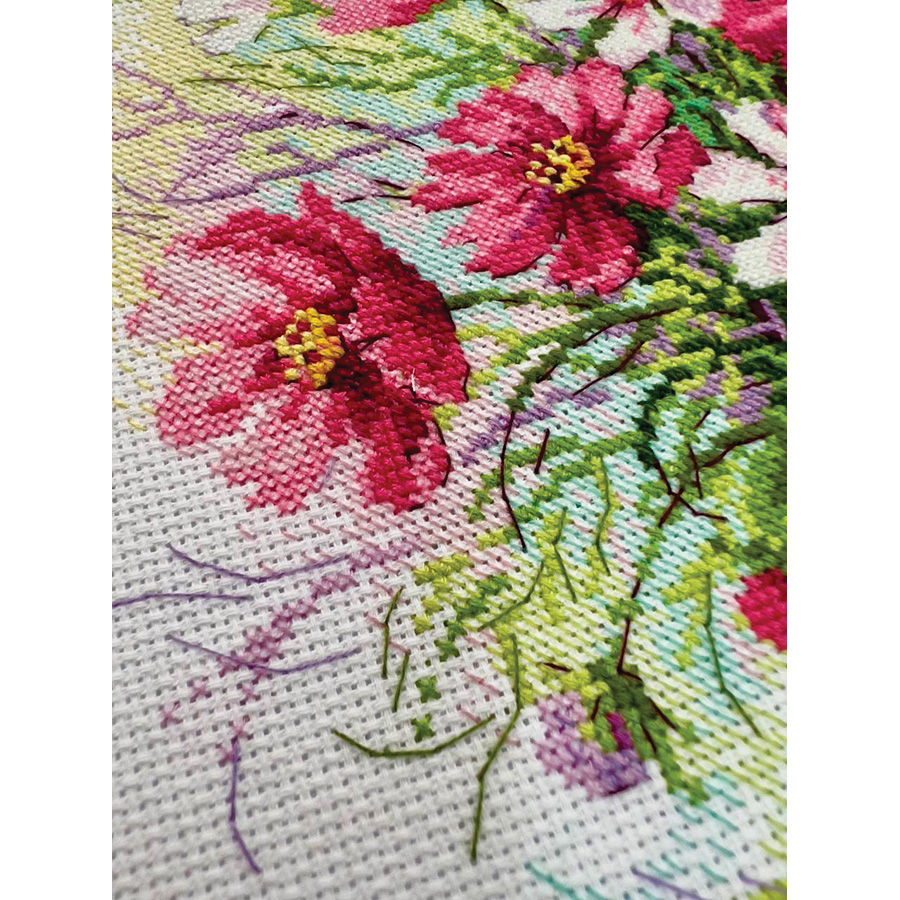 Riolis 1696 Hydrangea - Kit Point De Croix Compté